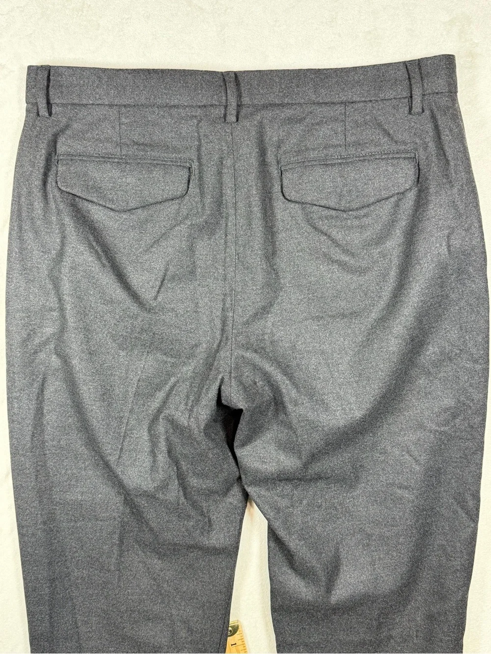 NWT Banana Republic 34W 27L Brushed Pleated Men's Black Dress Trousers